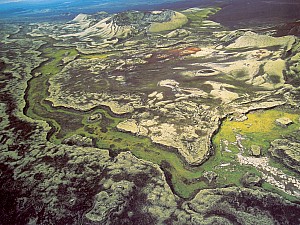 Vue du ciel -  Iceland - Lakagigar Chain Of Volcanoes